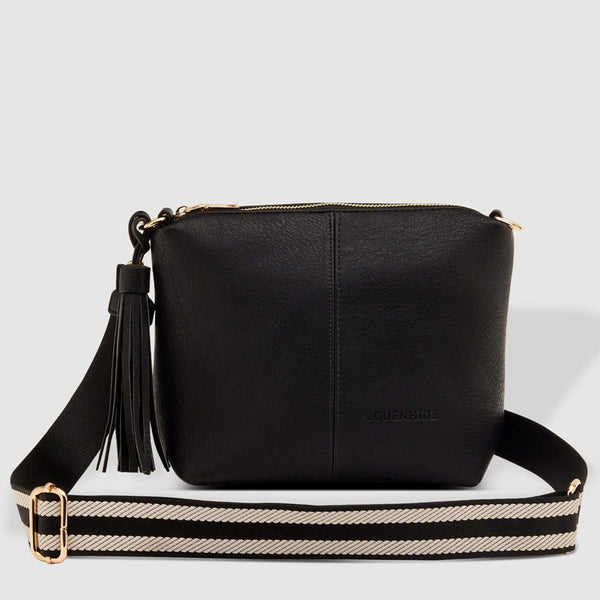 Louenhide - Kasey Crossbody - Black Stripe