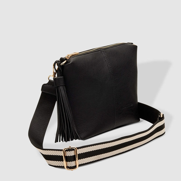 Louenhide - Kasey Crossbody - Black Stripe