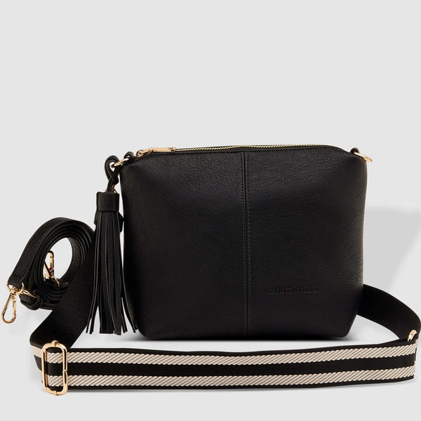 Louenhide - Kasey Crossbody - Black Stripe