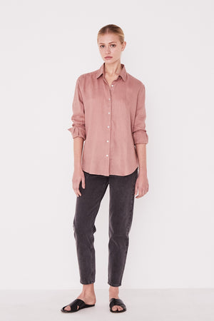 Assembly Label - Xander Long Sleeve Shirt - Cameo | milk + ginger