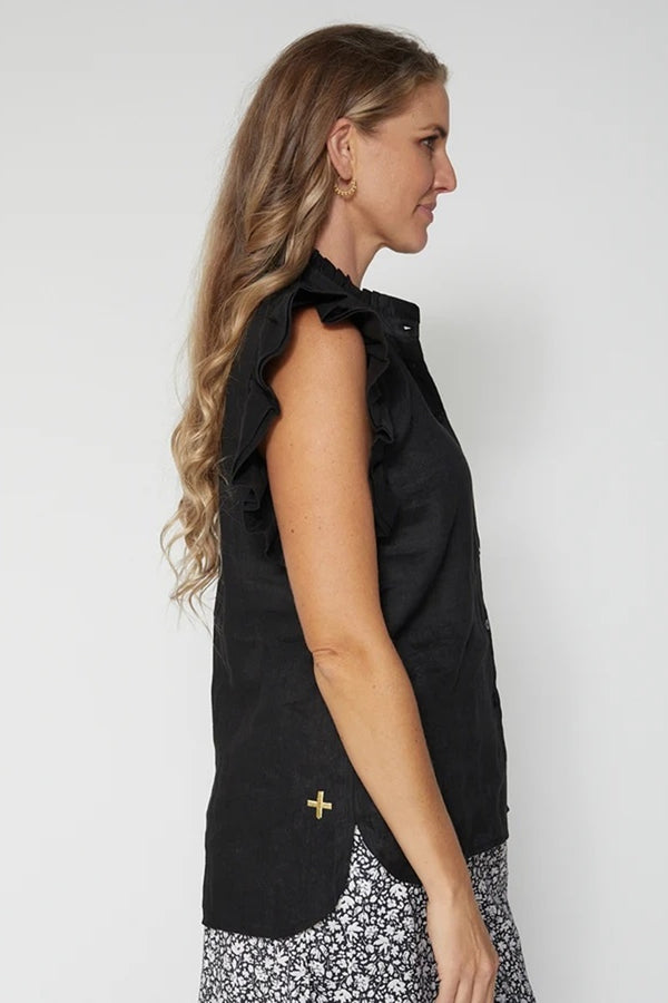 Stella + Gemma - Tulip Top - Black