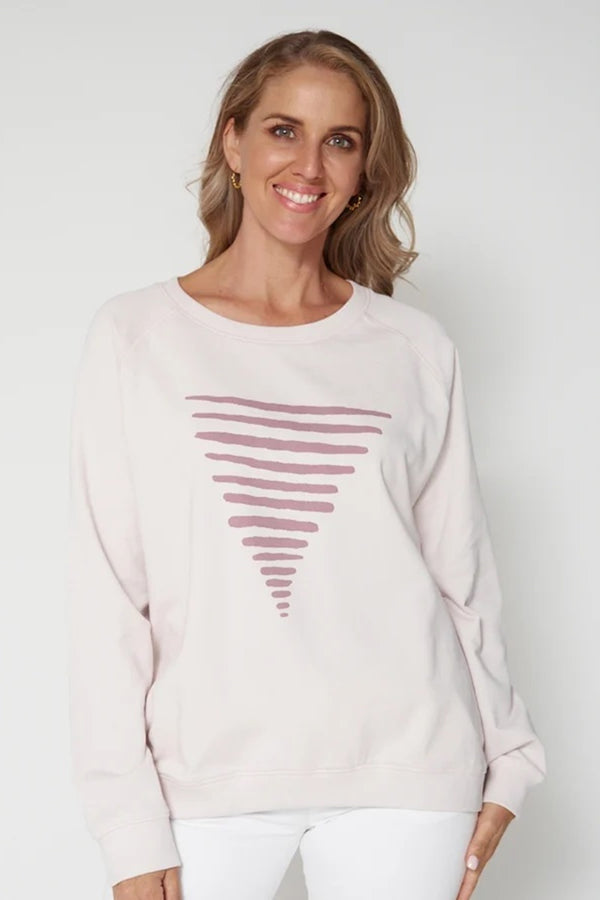Stella + Gemma - Sweater - Lilac Ash Triangle