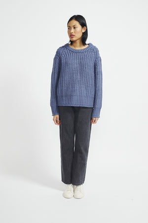 Staple - Victoria Jumper - French Blue | milk + ginger