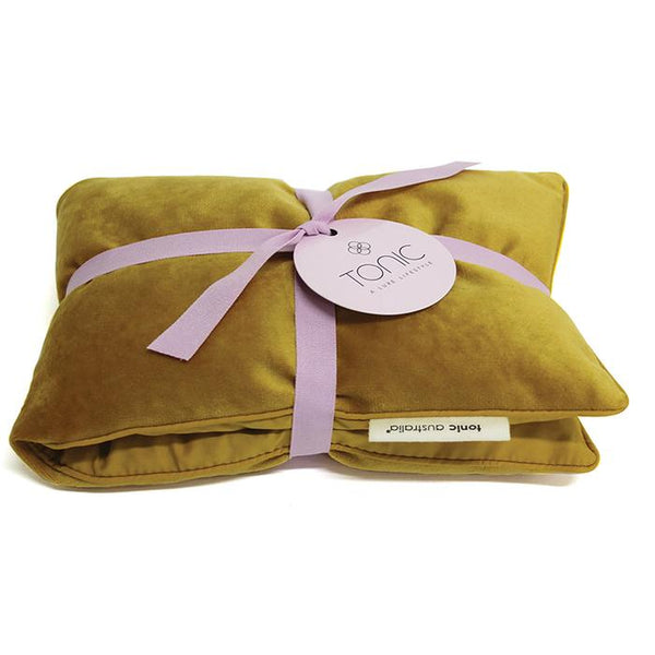 Tonic - Luxe Velvet Heat Pillow - Ochre