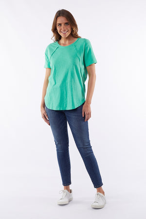 Foxwood - Mackenzie Tee - Green | milk + ginger