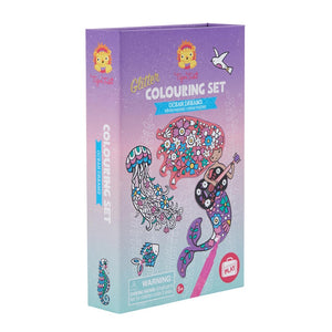 Tiger Tribe - Glitter Colouring Ocean Dreams | milk + ginger