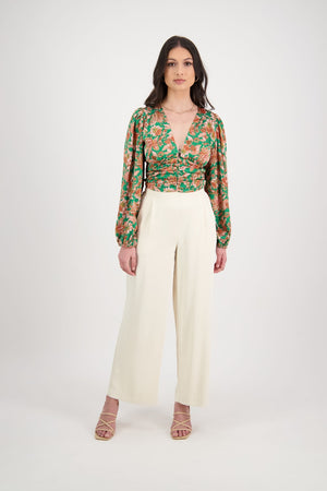 Buy Blue Trousers & Pants for Women by Ginger by Lifestyle Online | Ajio.com