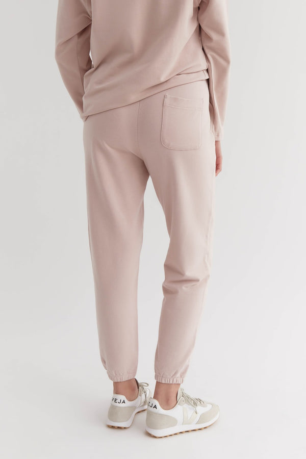 Assembly Label - Kin Fleece Trackpant - Pink Clay