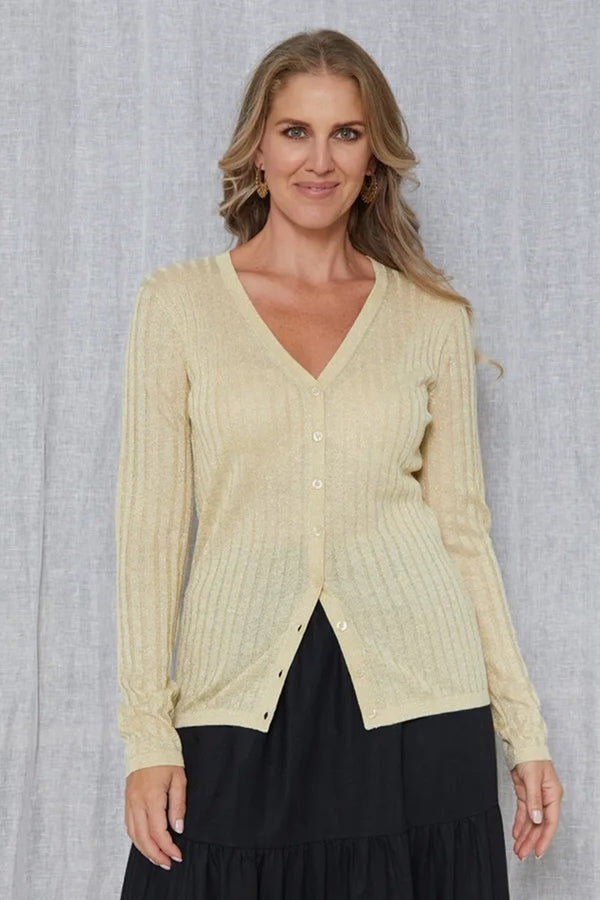 Stella + Gemma - Beverly Cardigan - Gold