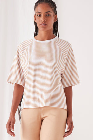 Assembly Label - The Raglan Tee - Taupe | milk + ginger