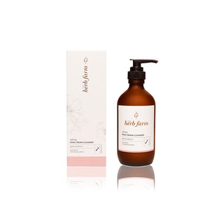 Herb Farm - Softening Rose Cream Cleanser 200ml | milk + ginger