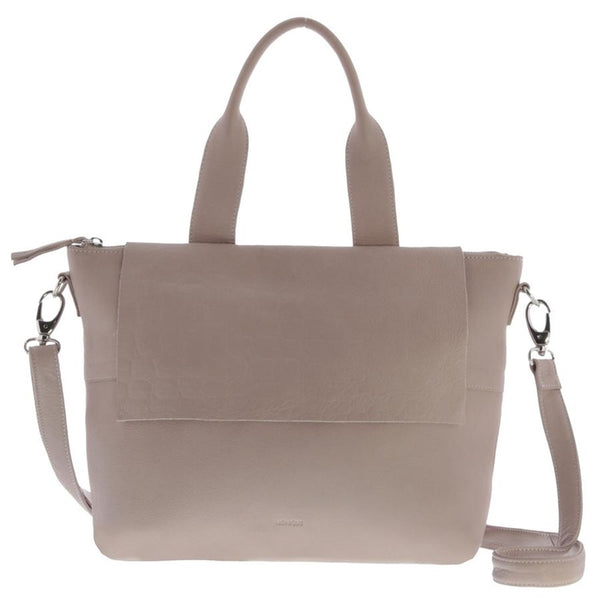 Monique - Penelope Leather Flap Messenger Bag