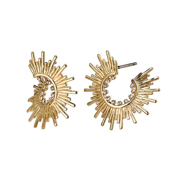 Pilgrim - Shana Earrings - Crystal / Gold Plated