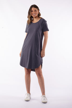 Foxwood - Mackenzie Short Sleeve Dress - Navy | milk + ginger