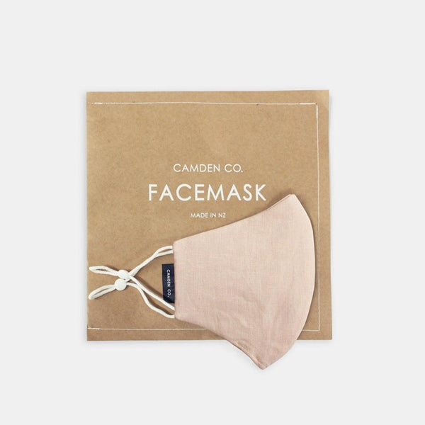 Camden Co - Linen Face Mask - Blush