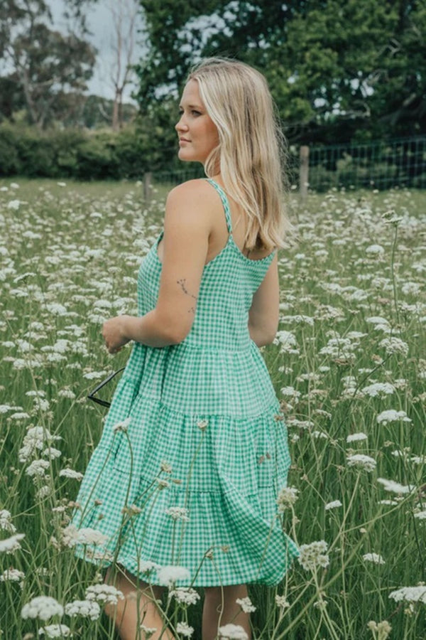 Ivy + Jack - Garden Dress - Green Gingham