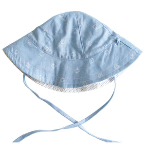 Alimrose Anchors Infant Sun Hat