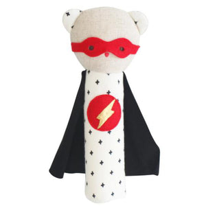 Alimrose - Super Hero Ted Squeaker | milk + ginger