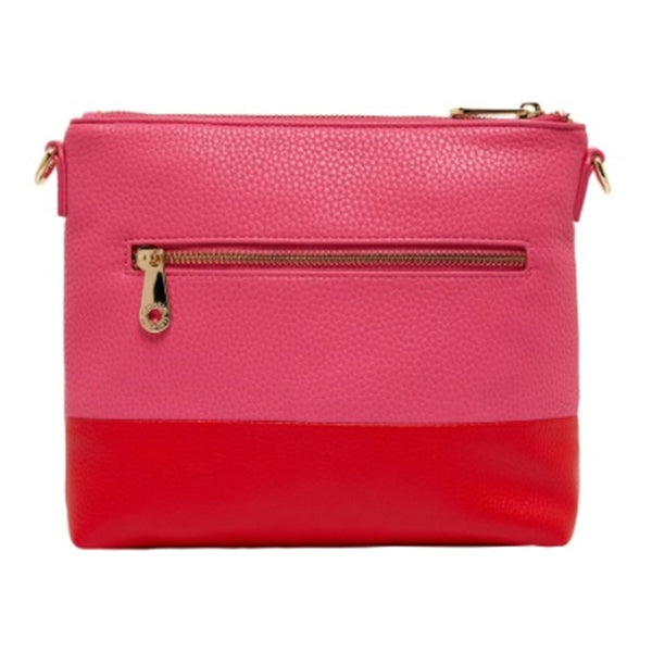 Elms + King - Avoca Crossbody - Fuchsia & Red