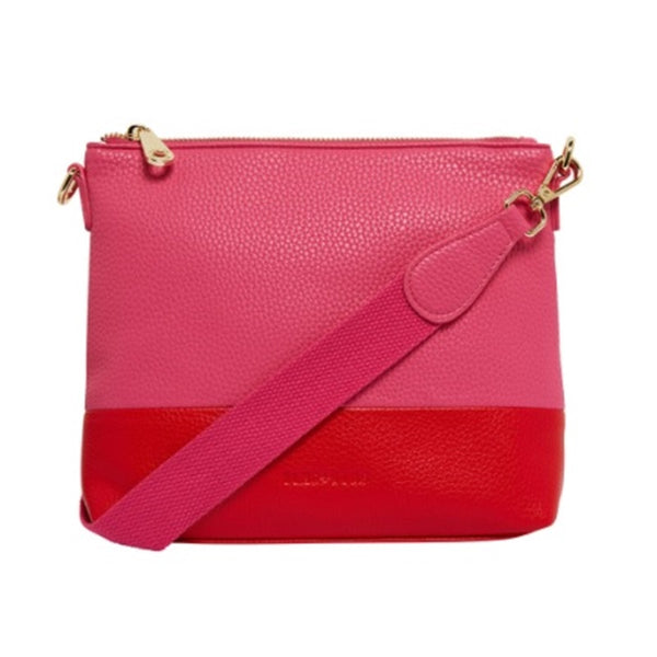Elms + King - Avoca Crossbody - Fuchsia & Red