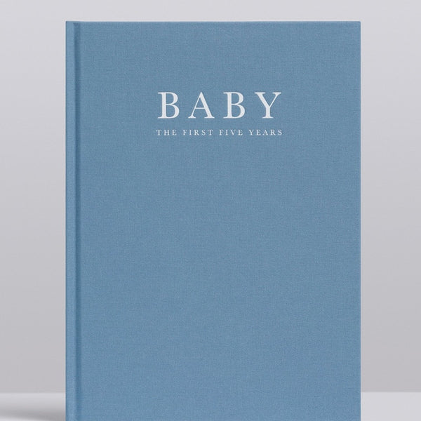 Write to Me - Baby Journal - Birth to Five Years - Blue | milk + ginger