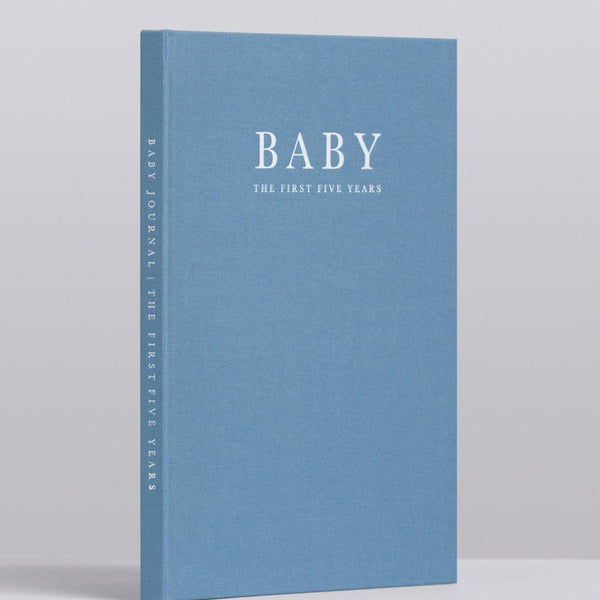 Write to Me - Baby Journal - Birth to Five Years - Blue | milk + ginger