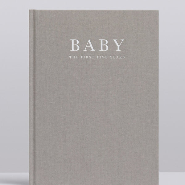 Write to Me - Baby Journal - Birth to Five Years - Grey