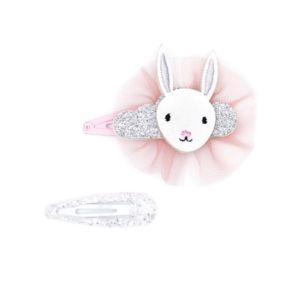 Billy Loves Audrey - Dreaming Bunny Star Clip Duo