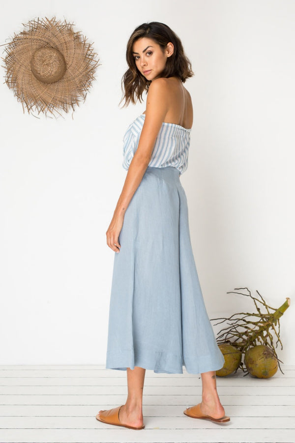 Bird & Kite Ticket to Ride Culottes in Mineral Blue
