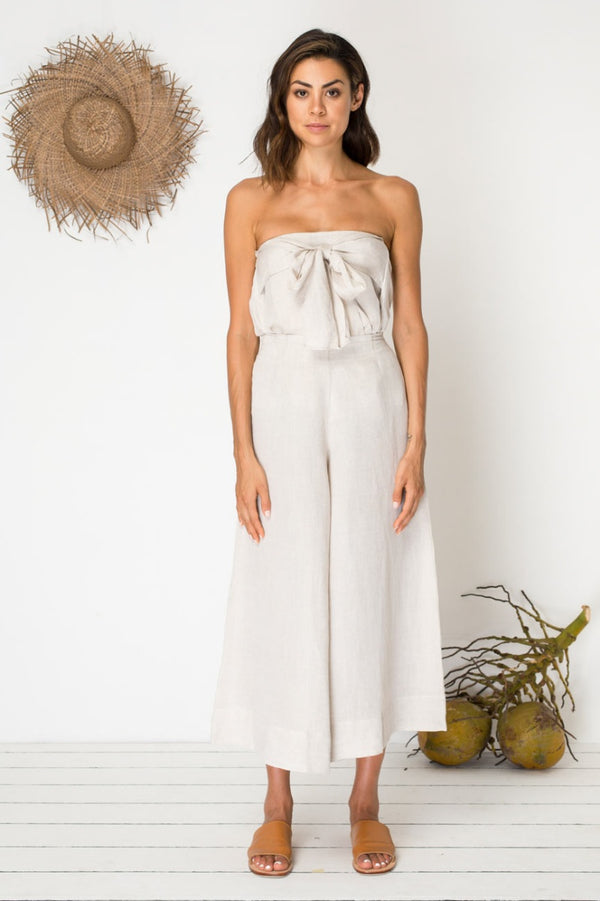 Bird & Kite Ticket to Ride Culottes in Natural Linen