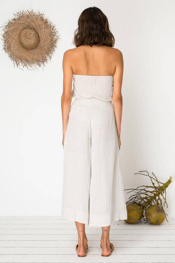 Bird & Kite Ticket to Ride Culottes in Natural Linen