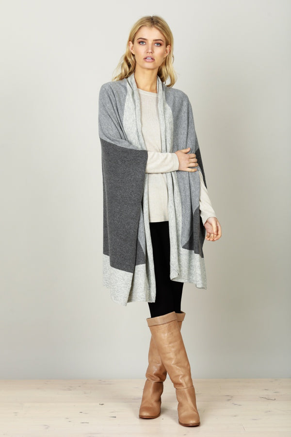 Brave & True Ainsley Cape in Charcoal