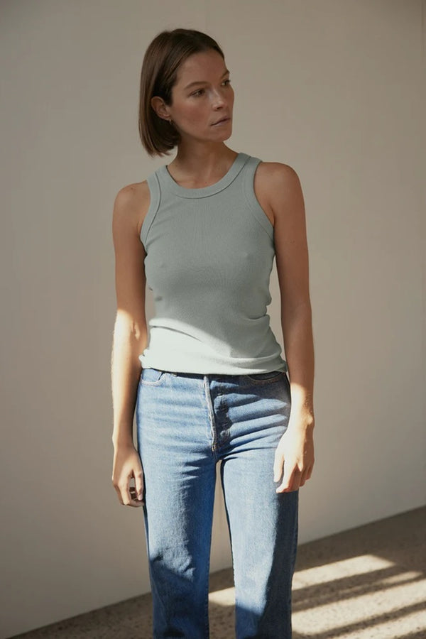 Commoners - Fitted Rib Tank - Sky