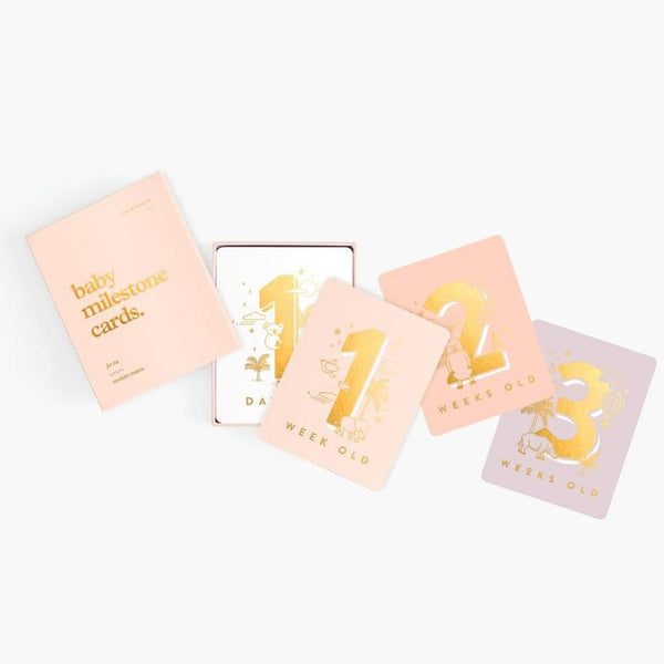Fox & Fallow - Baby Milestone Card Set - Cream