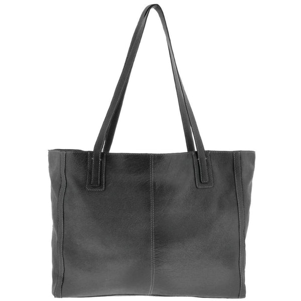 Cobb & Co Clyde Soft Leather Tote in Black