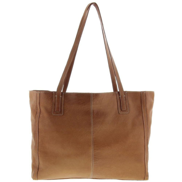 Cobb & Co Clyde Soft Leather Tote in Tan