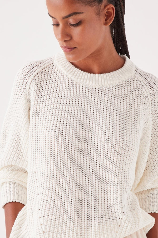 Assembly Label - Dyan Knit - Antique White | milk + ginger