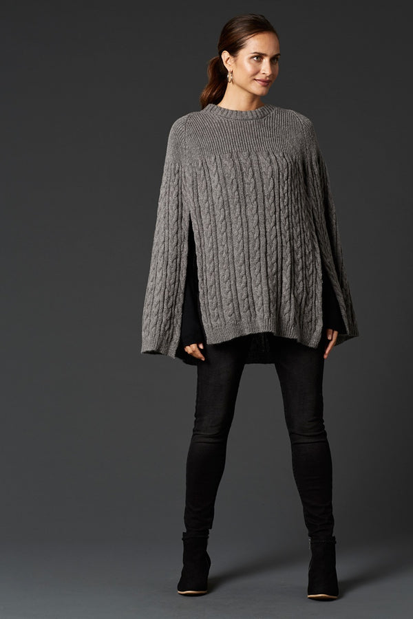 Eb & Ive Solis Poncho in Marle