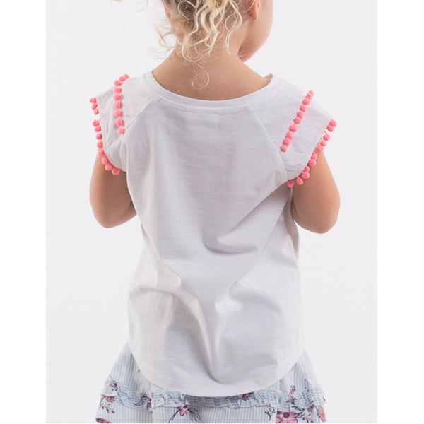Eves Sister Crab Tee in White