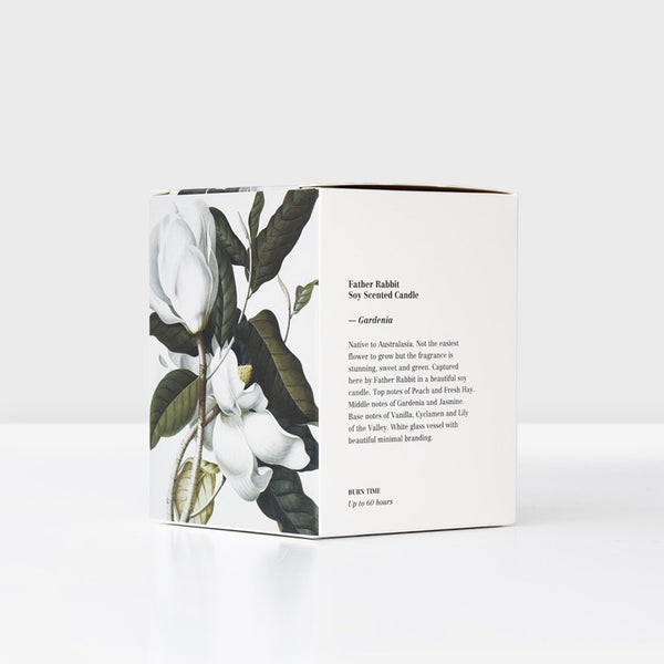 Father Rabbit - Soy Scented Candle - Gardenia