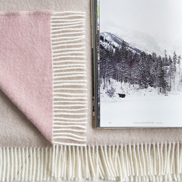 Forestry Wool - Triangle Chalk 100% Woollen Blanket