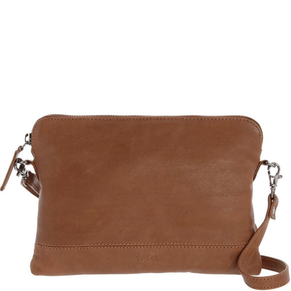 Gabee Holly Leather Crossbody Bag in Stone