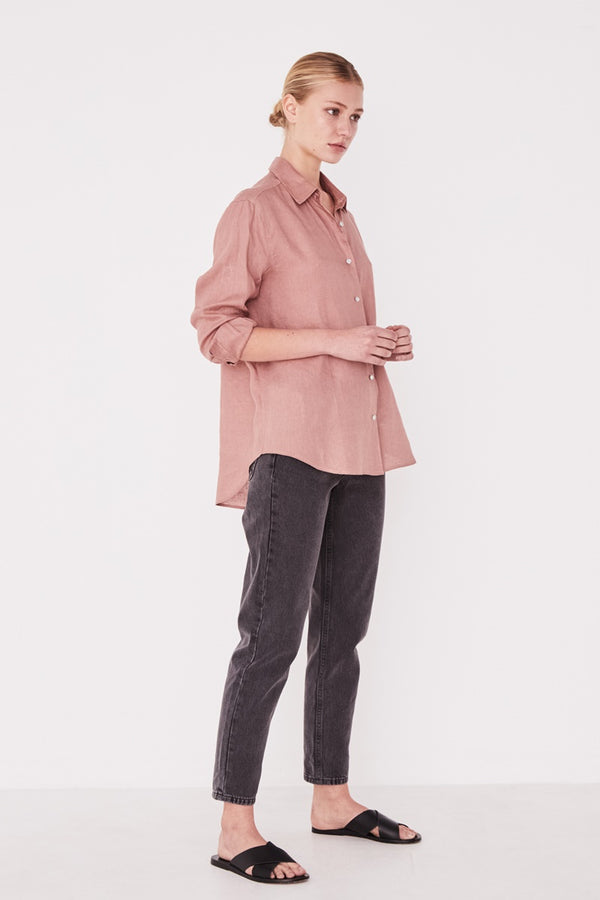 Assembly Label - Xander Long Sleeve Shirt - Cameo | milk + ginger