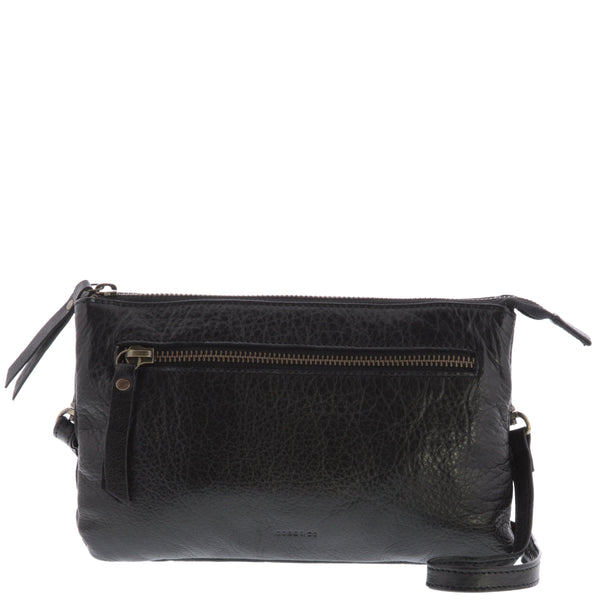 Cobb & Co - Hervey Leather Double Pouch Crossbody