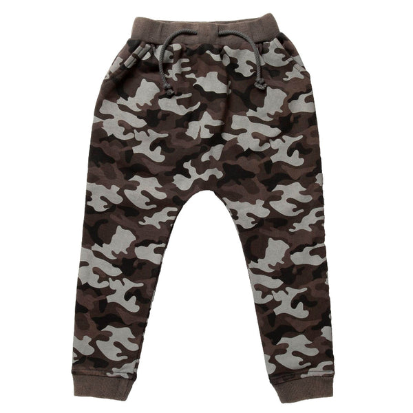 Hoot Kid Hide Out Skinny Pant in Washed Camo