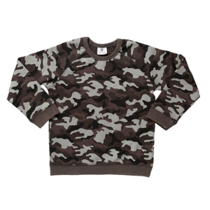 Hoot Kid Hide Out Sweater in Washed Camo