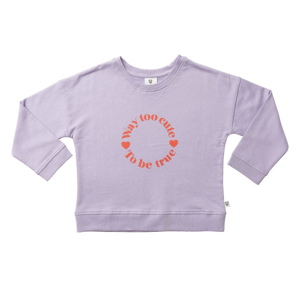 Hoot Kid Pascale Sweater in Lilac