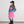Load image into Gallery viewer, Hoot Kid The BFF Party Dress in Washed Navy/Hot Pink
