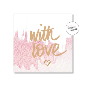 Just Smitten Mini Gift Card - With Love | milk + ginger