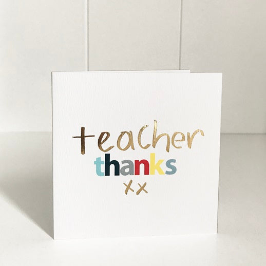 Just Smitten Mini Gift Card - Teacher Thanks